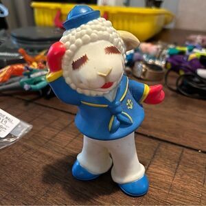 Vintage 1993 Shari Lewis Sailor Lamb Chop‎ PVC Figure 5”
